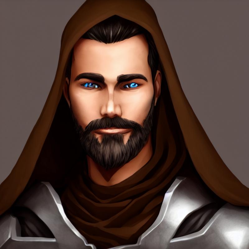 09487-3190808128-FRPGFaceGen, solo, 1boy, male_focus, facial_hair, hood, beard, brown_eyes, looking_at_viewer, upper_body, armor, teeth.png